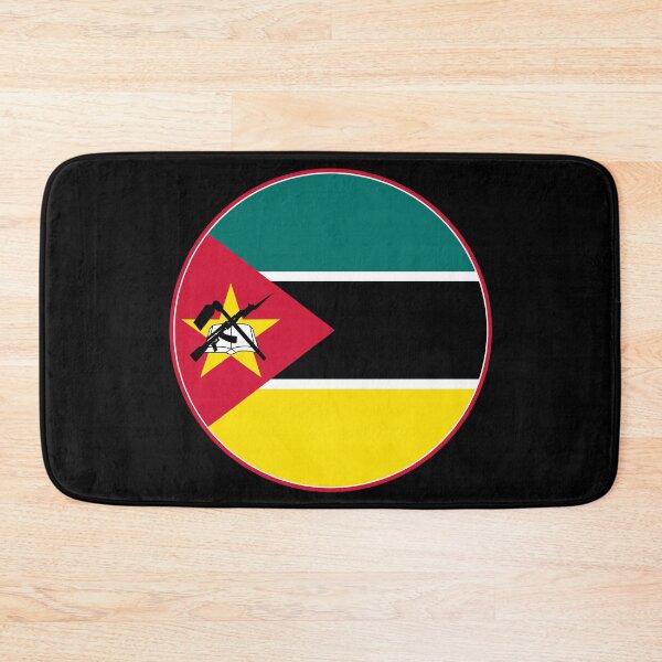 Item preview, Mozambique Flag Round Design designed and sold by NTGUILTY.