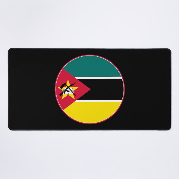 Item preview, Mozambique Flag Round Design designed and sold by NTGUILTY.