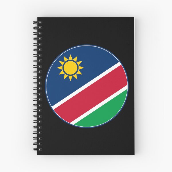 Item preview, Namibia Flag Round Design designed and sold by NTGUILTY.
