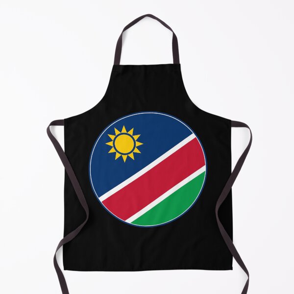 Item preview, Namibia Flag Round Design designed and sold by NTGUILTY.