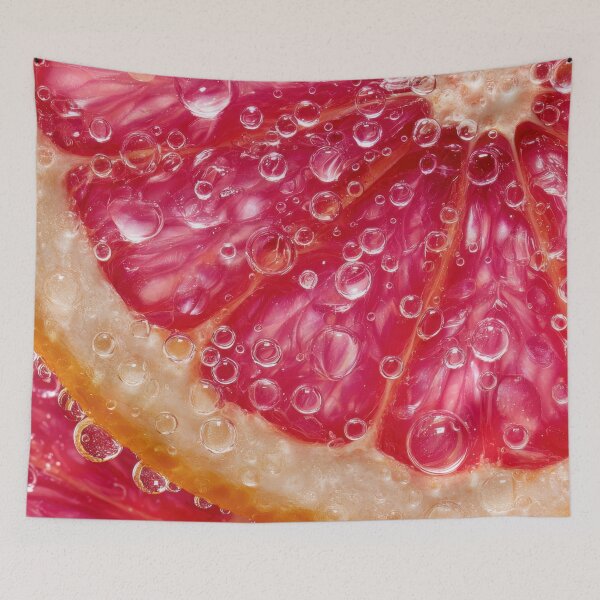 Item preview, Bubbly pink grapefruit slices designed and sold by anytka.