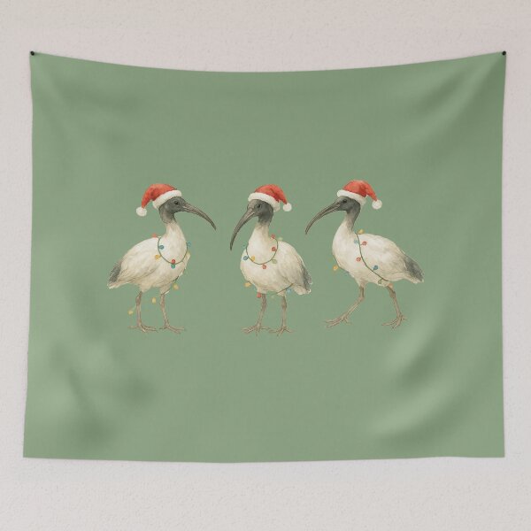 Item preview, Australian Bin Chickens Christmas designed and sold by MargLandmeter.