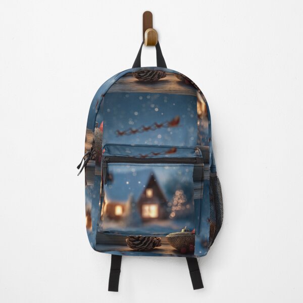 Item preview, Cozy Cabin in Snowy Forest – 4K Winter Wonderland   designed and sold by AlwaysHome.