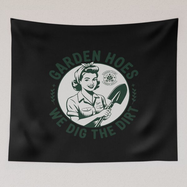 Item preview, Funny Garden Hoes We Dig the Dirt Gardener Plant Lover designed and sold by PeteHomenick.