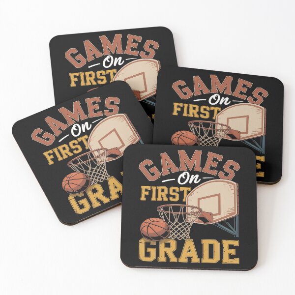 Item preview, Funny Games On First Grade Basketball First Day Of School designed and sold by PeteHomenick.