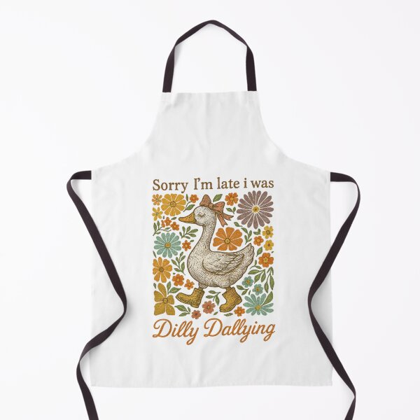Item preview, Late Was Dilly Saying Vintage Classic I'm Sorry Dallying Retro Funny I designed and sold by PEDDAKAPRADEEP.