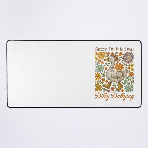 Item preview, Late Was Dilly Saying Vintage Classic I'm Sorry Dallying Retro Funny I designed and sold by PEDDAKAPRADEEP.