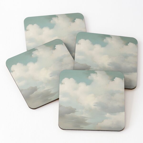 Item preview, Cloudy Sky Painting, Blue Sky Print, Cloud Oil Painting, Antique Cloud Wall Decor, Sky Wall Art Print, Nursery Cloud Prints, Modern Wall Art designed and sold by SavageVision.