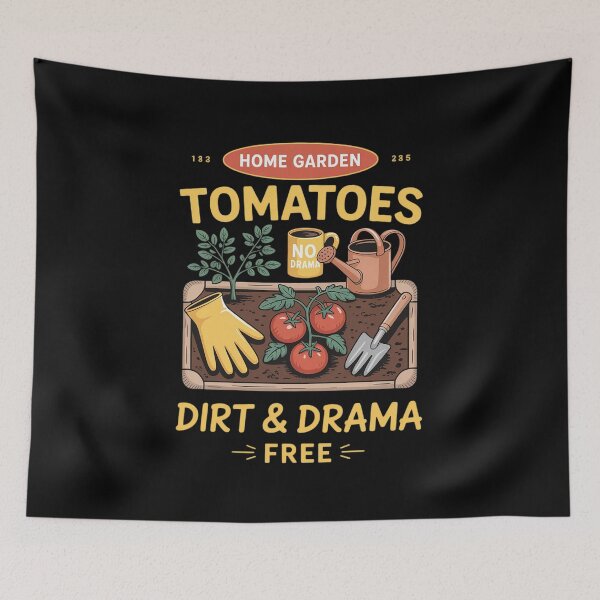 Item preview, Funny Gardening My Therapy Tomatoes Dirt & Drama designed and sold by PeteHomenick.