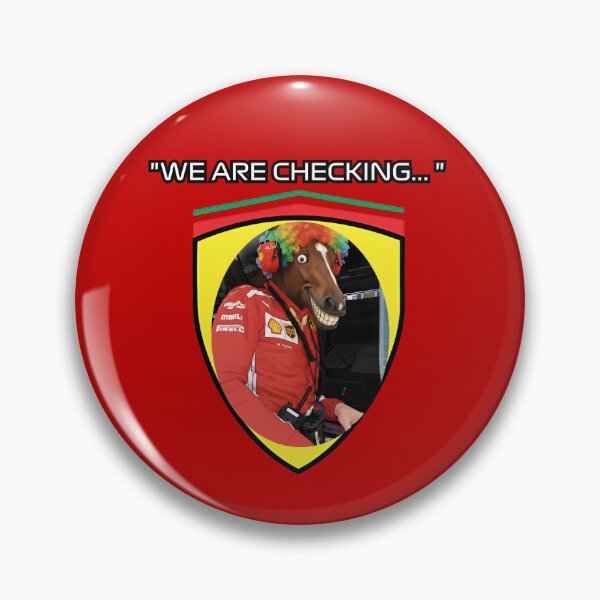 Item preview, F1 WE ARE CHECKING  designed and sold by semihemre.