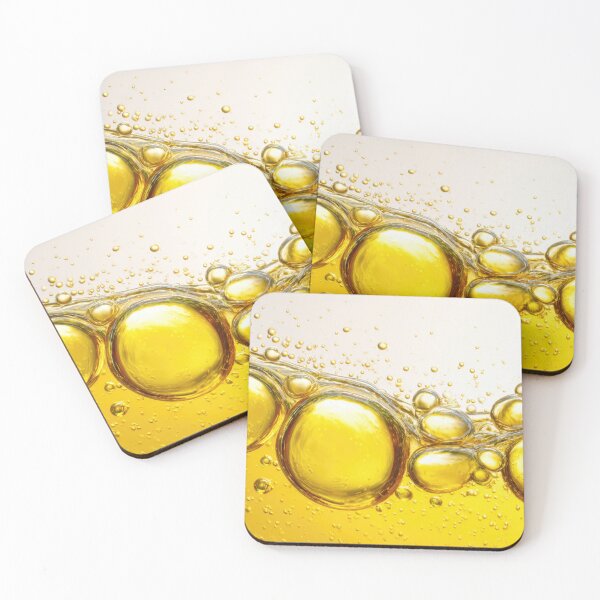 Item preview, Golden bubbles in liquid designed and sold by anytka.
