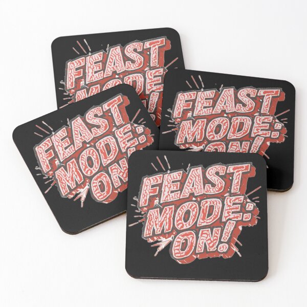 Item preview, Feast Mode On - Funny Foodie designed and sold by ConfuseLab Shop.