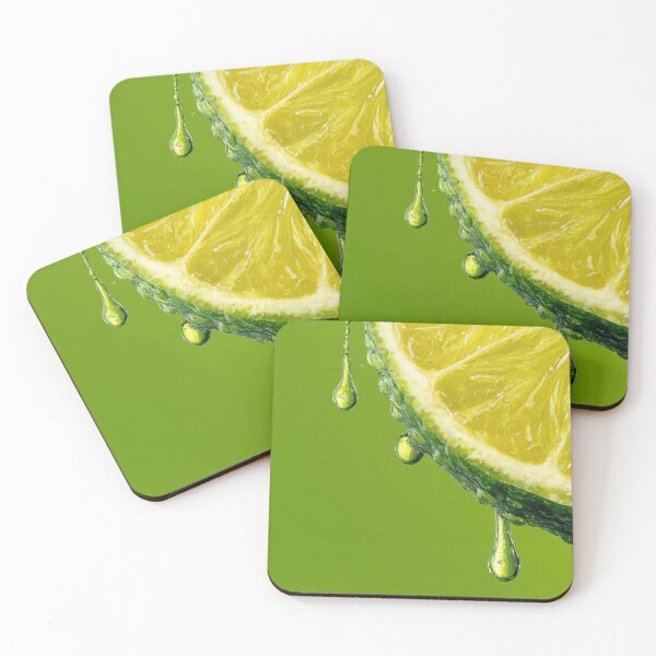 Item preview, Fresh lime slice with water droplets designed and sold by anytka.
