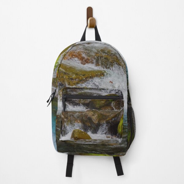Item preview, Fresh Spring Water over Mossy Rocks in the Kawamata River, Yamanashi, Japan designed and sold by Pix4Japan.