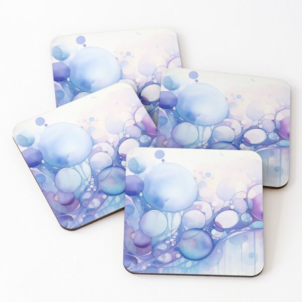 Item preview, Lavender Bubble Drizzle Watercolor Texture designed and sold by anytka.
