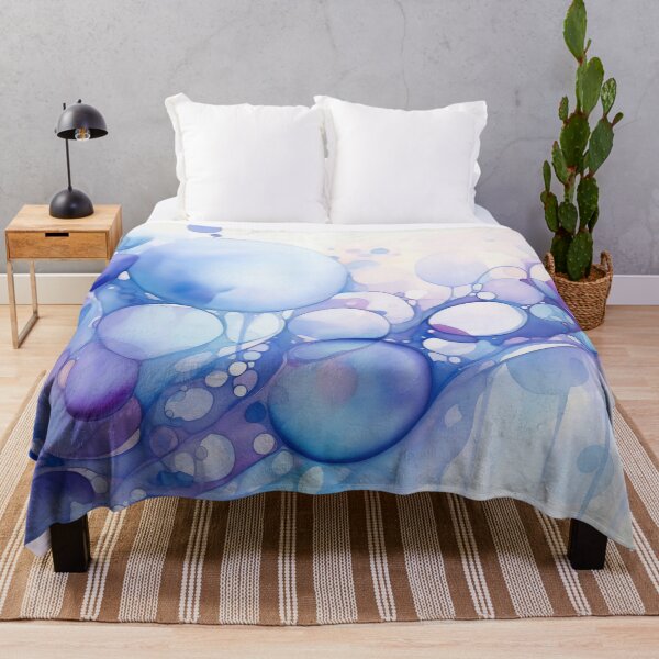 Item preview, Lavender Bubble Drizzle Watercolor Texture designed and sold by anytka.