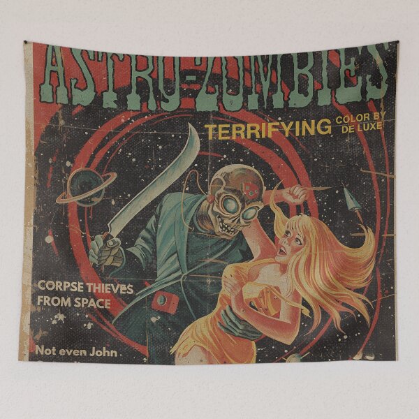 Item preview, Astro-Zombies Psychotronic Shocker: Retro 60s Sci-Fi Horror Pulp Comic Cover Art designed and sold by vaerk.