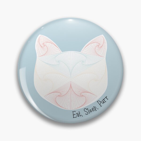 Item preview, Eat Sleep Purr White designed and sold by PasdeChatDesign.