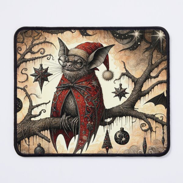 Item preview, Funny Christmas Bat designed and sold by M-Y-A-R-T-.