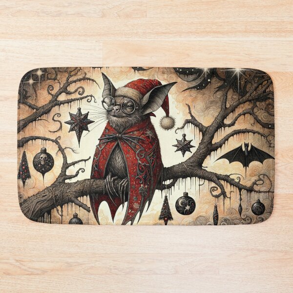 Item preview, Funny Christmas Bat designed and sold by M-Y-A-R-T-.