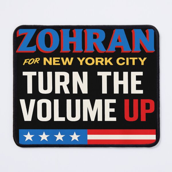 Item preview, Zohran Mamdani Turn The Volume Up designed and sold by gear-posters.