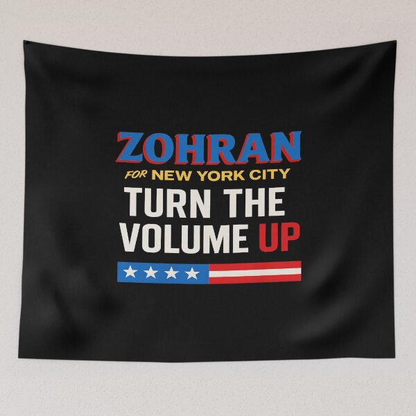 Item preview, Zohran Mamdani Turn The Volume Up  designed and sold by gear-posters.