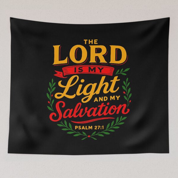Item preview, Psalm 27:1 The LORD is my Light and my Salvation designed and sold by plushism.