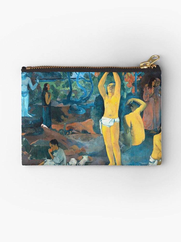 Hd Where Do We Come From What Are We Where Are We Going By Paul Gauguin High Definition Zipper Pouch By Mindthecherry Redbubble