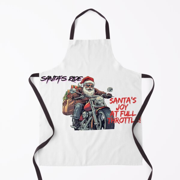 Item preview, Funny Christmas Gift for Motorcyclists- Funny Santa on a Bike designed and sold by MiloOfficial.