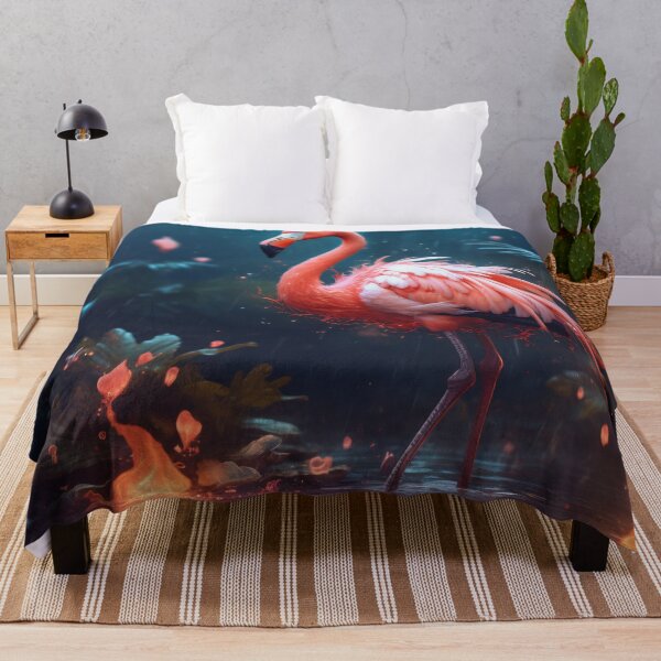 Item preview, Portrait of a flamingo on a colorful background. Emotive portrait designed and sold by anytka.