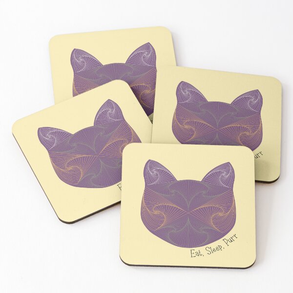 Item preview, Eat Sleep Purr Berry designed and sold by PasdeChatDesign.
