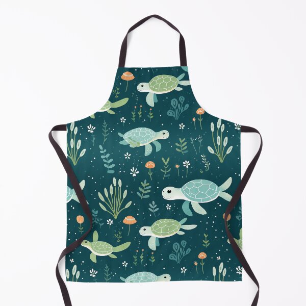Item preview, Cute Sea Turtle Pattern – Ocean Life Seamless Design for Kids and Nature Lovers designed and sold by TrPatternLab.