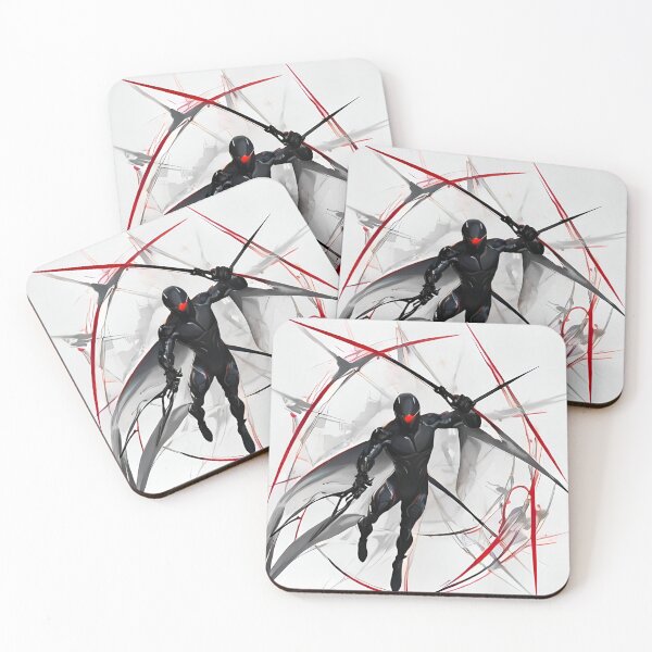 Item preview, Cyber Ninja Warrior – Futuristic Action Art designed and sold by Ekracreatives.