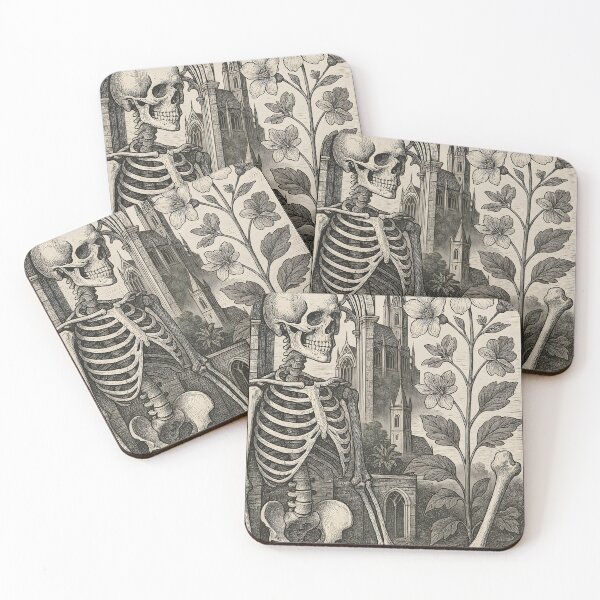 Item preview, Ars Longa, Vita Brevis — Memento Mori Vintage Illustration designed and sold by Glyph Lab.