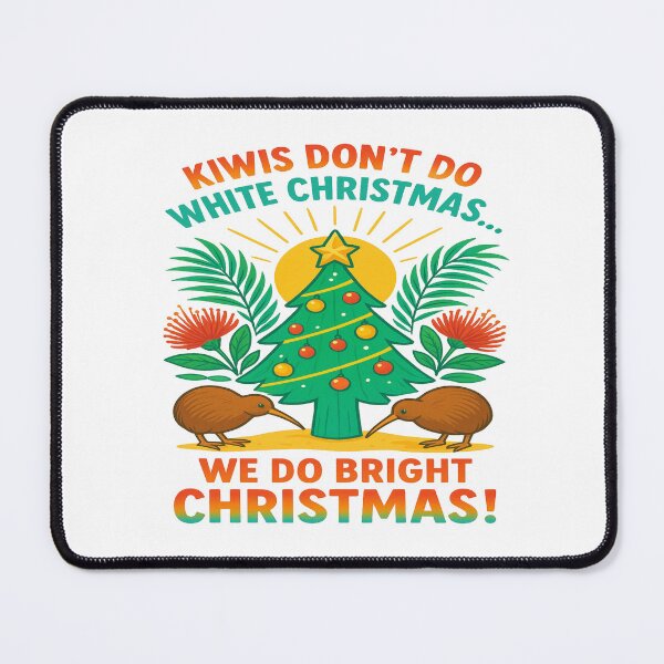 Item preview, Bright Kiwi Christmas – Surfboard Tree & Summer Fun designed and sold by Globalcitytees.