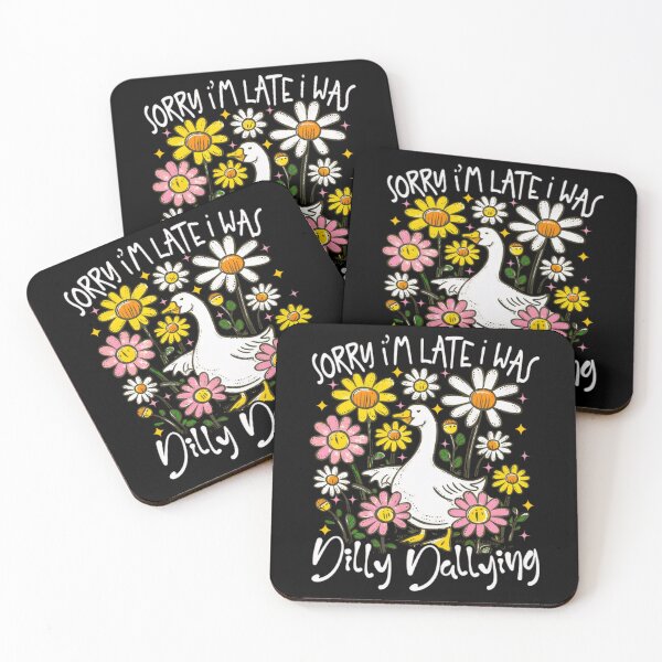 Item preview, I Saying I'm Was Late Classic Funny Sorry Dallying Dilly Retro Vintage designed and sold by PEDDAKAPRADEEP.