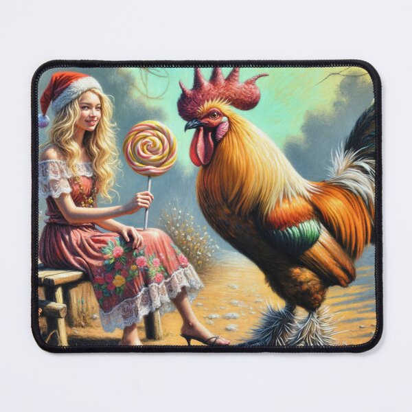 Item preview, Rooster is Given a Lollipop designed and sold by M-Y-A-R-T-.