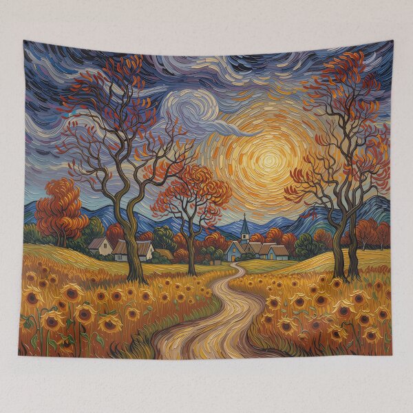 Item preview, Autumn Embrace: A Swirling Symphony of Color designed and sold by griez.