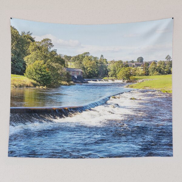 Item preview, Linton Falls, Linton, Grassington, Yorkshire, England, Peaceful Riverside Scene designed and sold by Paul Thompson Photography.