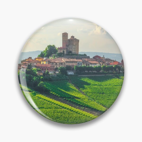 Item preview, Langhe vineyards and Serralunga d'Alba village, Piedmont, Italy designed and sold by Stefano Orazzini.