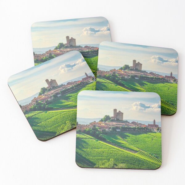 Item preview, Langhe vineyards and Serralunga d'Alba village, Piedmont, Italy designed and sold by Stefano Orazzini.