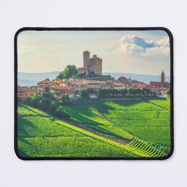 Item preview, Langhe vineyards and Serralunga d'Alba village, Piedmont, Italy designed and sold by Stefano Orazzini.