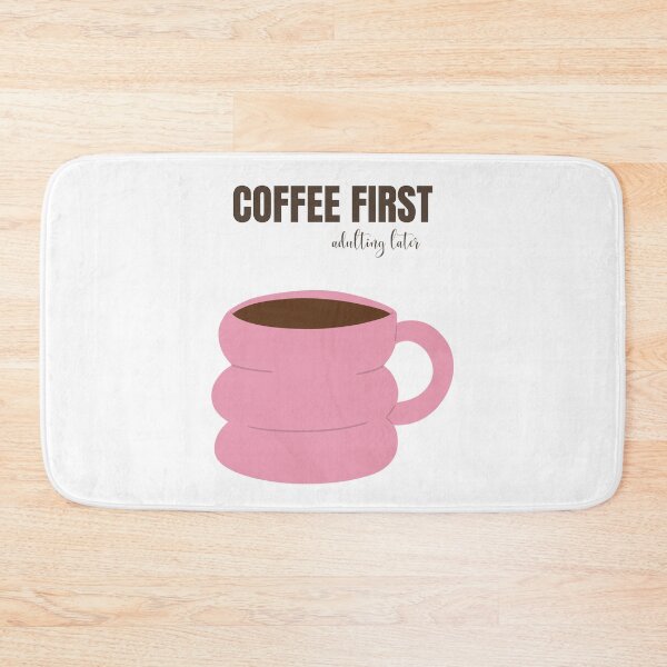 Item preview, Coffee First - Funny coffee quote for morning grouches designed and sold by MutDesigns.