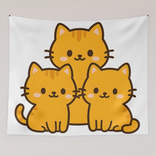 Item preview, Family of cats designed and sold by Gold Phoenix Adro.