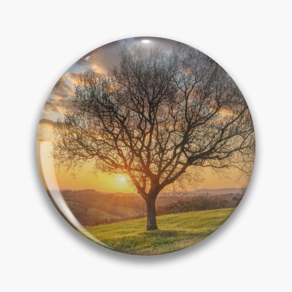 Item preview, Lone tree in a beautiful spring sunset in Tuscany, Italy designed and sold by Stefano Orazzini.