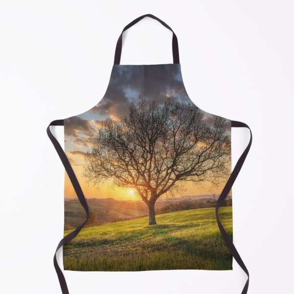 Item preview, Lone tree in a beautiful spring sunset in Tuscany, Italy designed and sold by Stefano Orazzini.