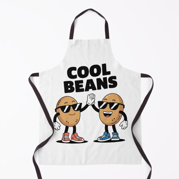 Item preview, Cool Beans Funny Cartoon – Cute Food Pun Design with Positive Vibes designed and sold by TrPatternLab.