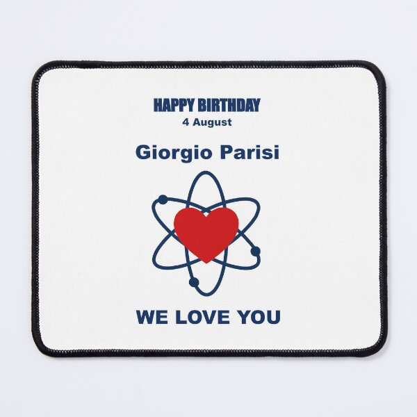 Item preview, Tribute to Giorgio Parisi — 4 August designed and sold by ariksworld.