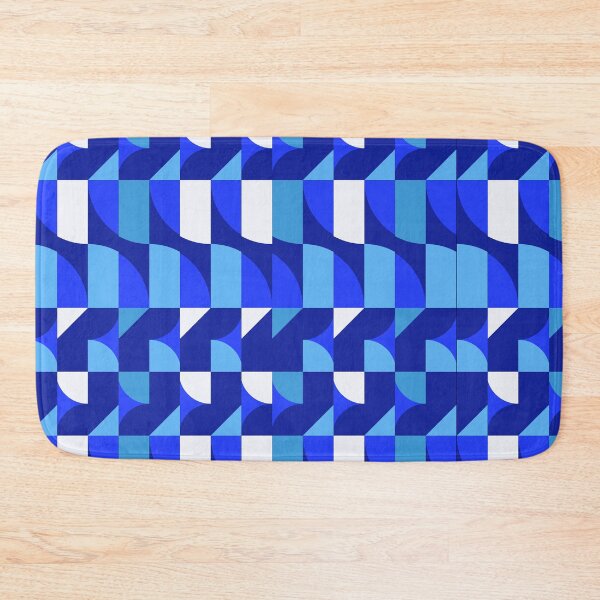 Item preview, BLUE GEOMETRIC PATTERN designed and sold by THEDESIGNERTTY.