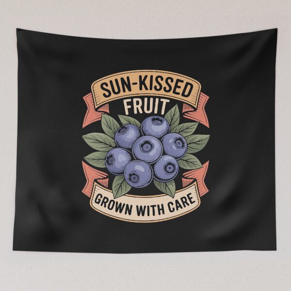 Item preview, Sun Kissed Fruit Blueberries designed and sold by TeezTales.